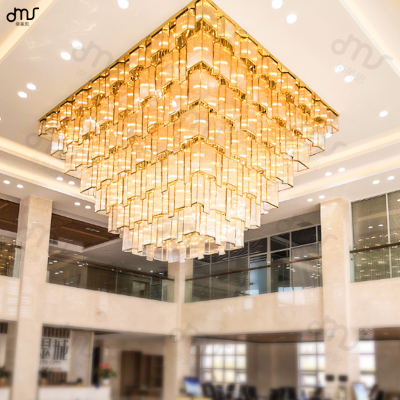 帝美思定做大型售樓部沙盤(pán)水晶吊燈酒店工程宴會(huì)廳KTV會(huì)所大廳吸頂燈飾